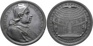 Benedikt XIV. 1740-1758 - AE-Medaille (40mm) ... 