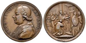 Pius VII. 1800-1823 - Lot 2 Stück; ... 
