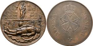MALTESERORDEN - AE-Medaille (70mm) 1965 von ... 