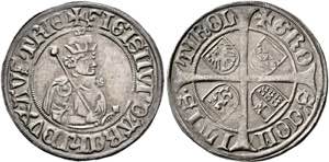 Erzherzog Sigismund 1439-1496 - Sechser o. ... 