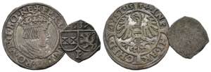 Ferdinand I. 1521-1564 - Lot 2 Stück; 3 ... 