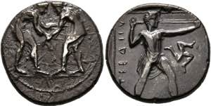 Aspendos - Stater (10,58 g), ca. 400-380 v. ... 