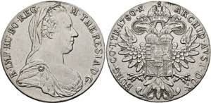 Maria Theresia nach 1780 - Taler 1780 (ohne ... 