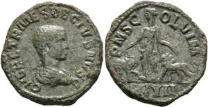 Herennius Etruscus 250-251 - Lokalbronze ... 