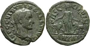 Trebonianus Gallus (251-253) - Lokalbronze ... 