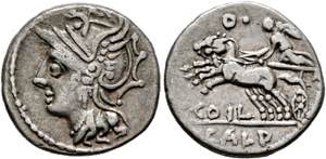 C. Coelius Caldus - Denarius (3,74 g), Roma, ... 