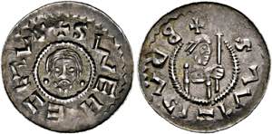 Bretislav II. 1092-1100 - Denar (0,81g) Prag ... 