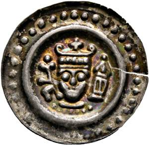 Friedrich II. 1215-1250 - Brakteat (0,4g) ... 