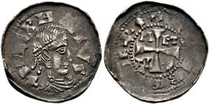 Adalberon IV. 1103-1115 - Denar (0,94g) Av.: ... 