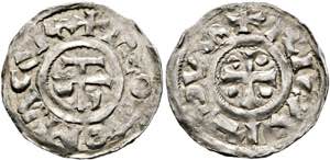 Richard I. 943-996 - Denar (1g) Rouen Av.: ... 