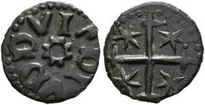 Radu I. 1377-1383 - Bani (AE) (0,8g) o.J. ... 