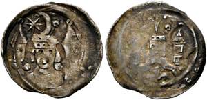 Andreas II. 1205-1235 - Denar (0,44g) Av.: ... 