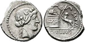 C. Vibius Varus - Denarius (3,57 g), Roma, ... 
