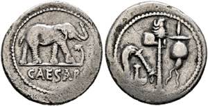 C. Iulius Caesar - Denarius (3,66 g), ... 