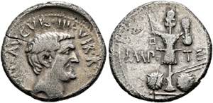 M. Antonius - Denarius (3,48 g), ... 