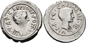 M. Aemilius Lepidus - Denarius (3,82 g), ... 