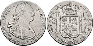Carlos IV. 1788-1808 - 4 Reales 1793 NG-M ... 