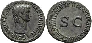 Germanicus (4 v.Chr.-19 n.Chr.) - As (10,01 ... 