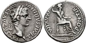 Tiberius (14-37) - Denarius (3,67 g), ... 