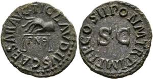 Claudius (41-54) - Quadrans (2,43 g), Roma, ... 