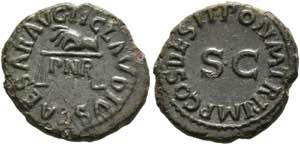 Claudius (41-54) - Quadrans (3,32 g), Roma, ... 