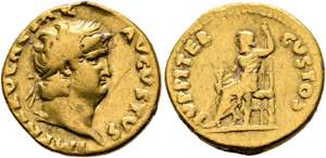Nero (54-68) - Aureus (7,16 g), Roma, 66-67 ... 
