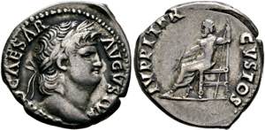 Nero (54-68) - Denarius (3,41 g), Roma, ... 