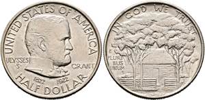 U S A - Half Dollar 1922 Grant Memorial. ... 