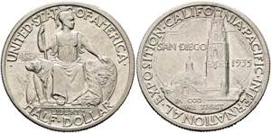 U S A - Half Dollar 1935 S San Francisco; ... 