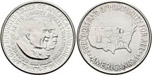 U S A - Half Dollar 1952 Washington und ... 