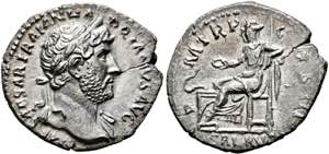Hadrianus (117-138) - Denarius (2,76 g), ... 
