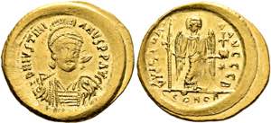 Iustinianus I. (527-565) - Solidus (4,50 g), ... 