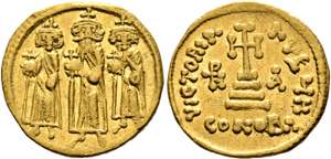 Heraclius (610-641) - Solidus (4,35 g), ... 