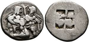 Thasos - Drachme (3,49 g), ca. 500-480 v. ... 