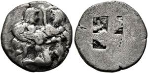 Thasos - Drachme (3,57 g), ca. 500-480 v. ... 
