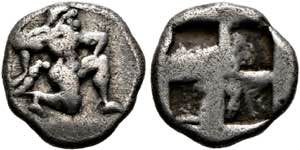 Thasos - Diobol (1,12 g), ca. 500-480 v. ... 