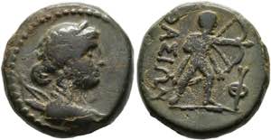 Thasos - Bronze (8,42 g), ca. 150-42 v. Chr. ... 