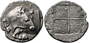 Apollonia - Tetrobol (2,21 g), ca. 470-390 ... 