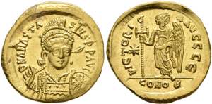 BYZANZ - Anastasius I. (491-518) - Solidus ... 