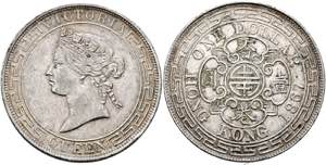 HONG KONG - HONG KONG - Dollar 1867 kl. ... 