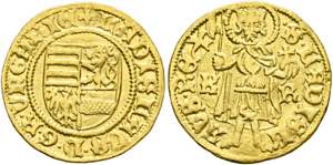 UNGARN - Ladislaus V. 1453-1457 - Goldgulden ... 