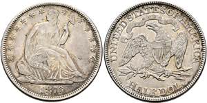 U S A - 1/2 Dollar 1876 Philadelphia ... 