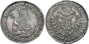 RDR - Maximilian II. 1564-1576 - Taler 1574 ... 
