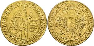 RDR - Ferdinand II. 1619-1637 - 5 Dukaten ... 