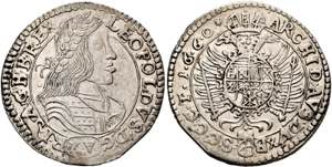 RDR - Leopold I. 1657-1705 - XV Kreuzer 1660 ... 