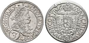 RDR - Leopold I. 1657-1705 - 3 Kreuzer ... 