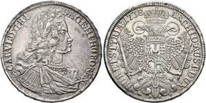 RDR - Karl VI. 1711-1740 - Taler 1738 Graz ... 
