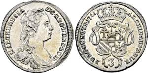 RDR - Maria Theresia 1740-1780 - 3 Kreuzer ... 