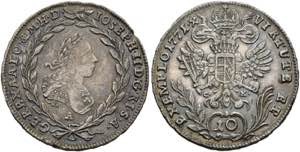 RDR - Josef II. 1765-1790 - 10 Kreuzer 1771 ... 