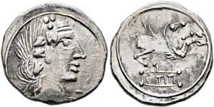 Imitationen römischer Münzen - Denarius ... 